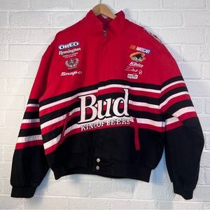 VTG NASCAR Jacket Chase Authentics Bud King of Beers Dale Earnhardt Jr Men XXL